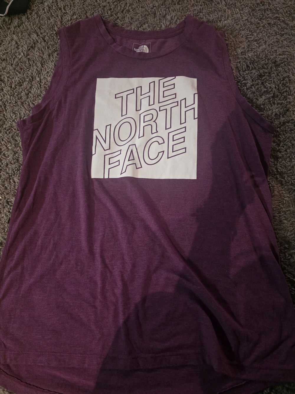 The North Face Purple Logo Tank Top
